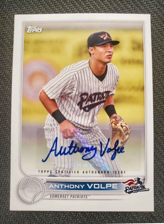 Anthony Volpe Auto 直筆サインカード /シリPanini 2019 アンソニー