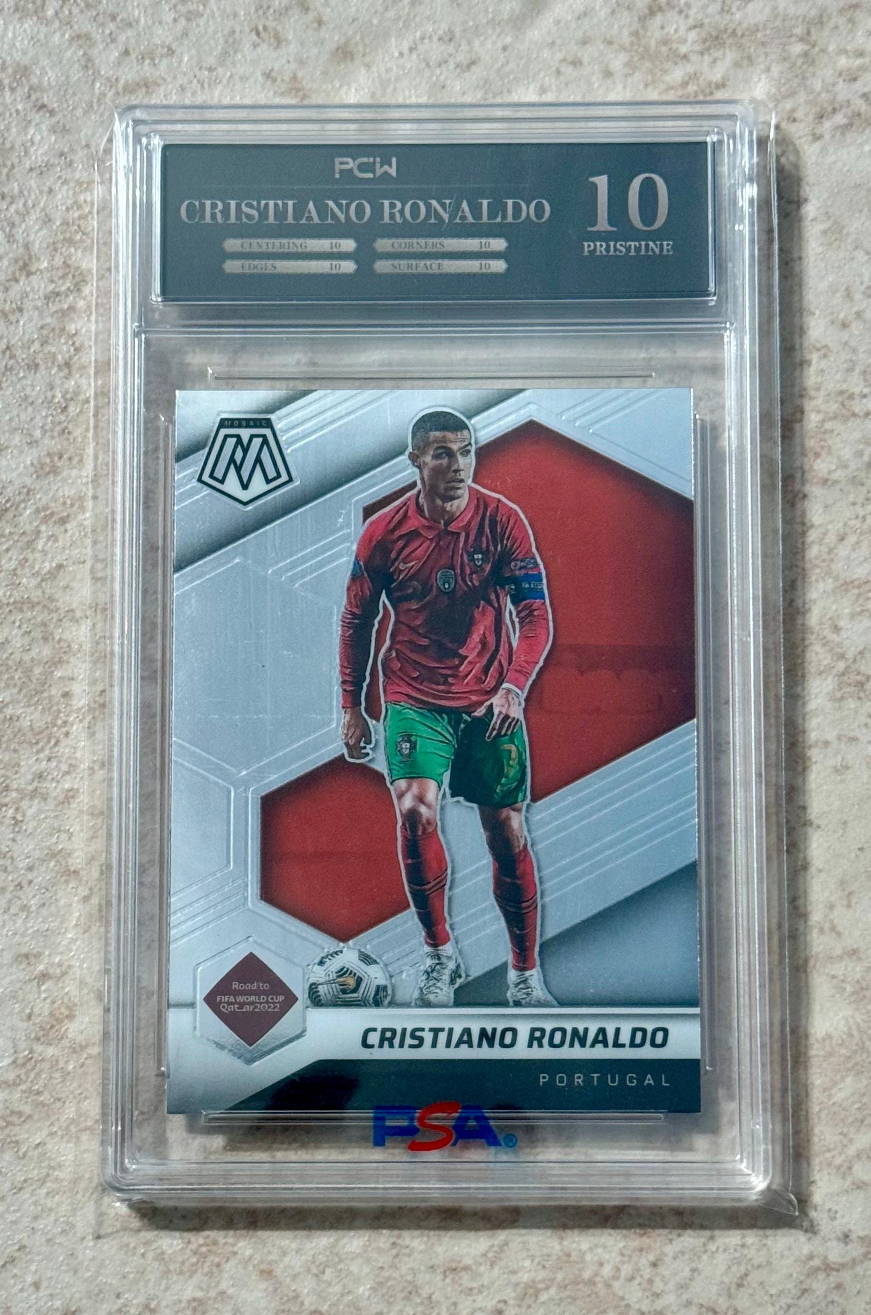 その他 2022 PANINI CRISTIANO RONALDO PSA10 2021-22 Panini Mosaic Premier League Cristiano Ronaldo Men