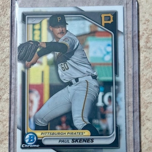 2024 Bowman Chrom PAUL SKENES Pittsburgh Pirates Chrom Rookie Karte #BCP-125
