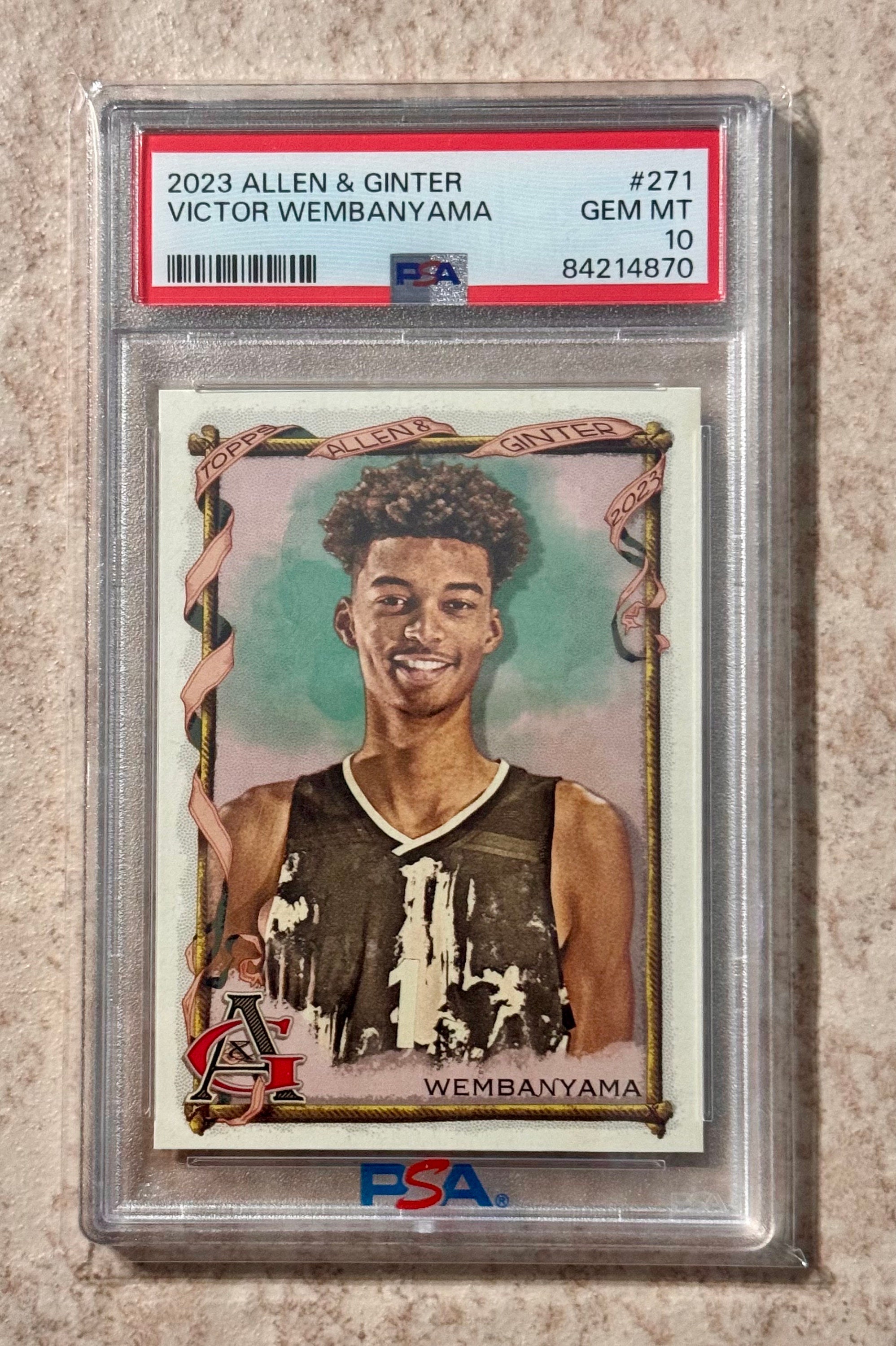 ウエンバンヤマウェンバニャマRCカードPSA10