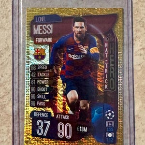 Topps Gold Attax Lionel Messi Argentina
