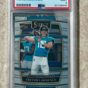 2021 Panini Select Concourse Trevor Lawrence #43 PSA 9 MINT Rookie RC