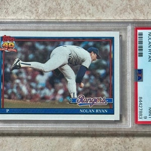 1991 Topps #1 Nolan Ryan HOF PSA 9 Mint Houston Astros Texas Rangers