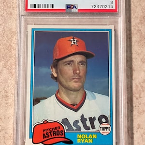 THE Great Nolan Ryan 1981 PSA 8 - NM Card