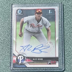 Alec Behm zertifizierte signierte Rookie Karte