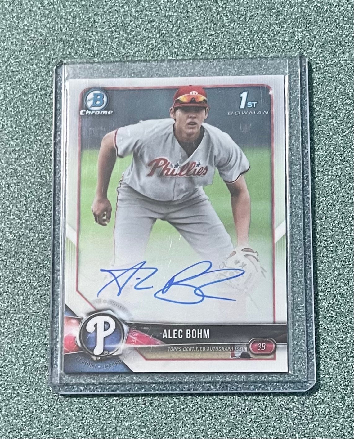 Alec Bohm Certified Autographed Rookie Card - Etsy