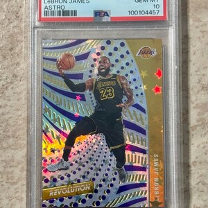 2020 Panini Revolution Astro #74 LeBron James PSA 10 Gem Mint Los Angeles Lakers Cleveland Cavaliers Miami Heat