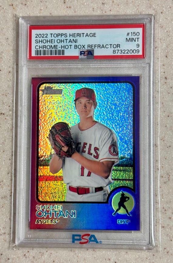 大谷翔平 2022 Topps Heritage Chrome＃150 Amazon.com: 2022 Topps Heritage #150 SHOHEI OHTANI Los