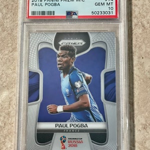 Paul Pogba France 2018 Prizm World Cup #74 PSA 10 Gem Mint - Etsy