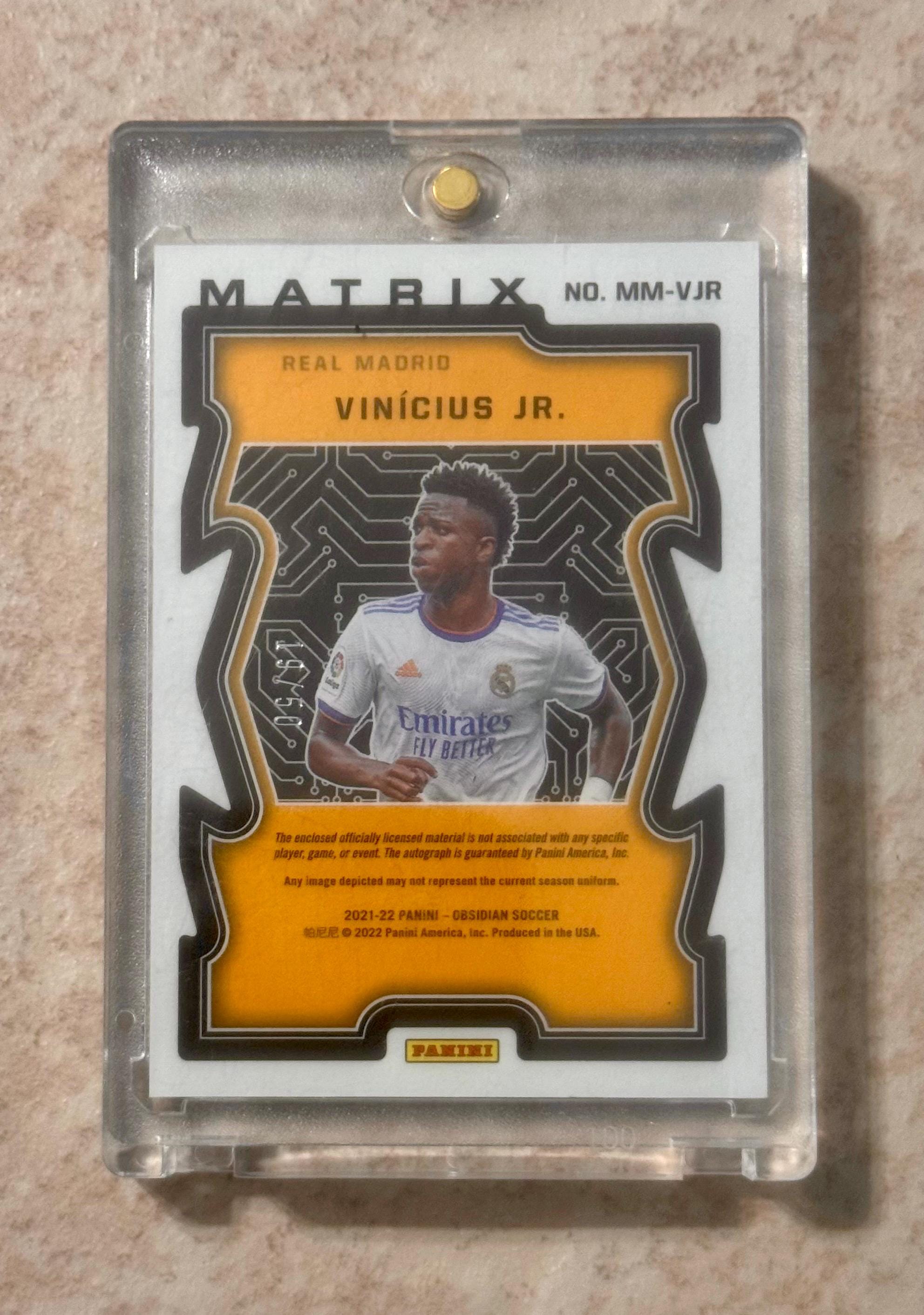 2021-22 Panini Obsidian Vinicius Junior Vini Jr. Matrix