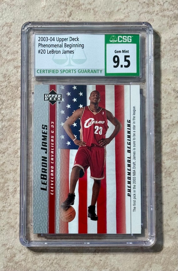 NBAカード レブロンジェームズ 2003トップス ルーキー PSA9