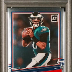 2020 Panini Donruss Optic The Rookies #JAH Jalen Hurts PSA 9 Mint Rookie RC Philadelphia Eagles