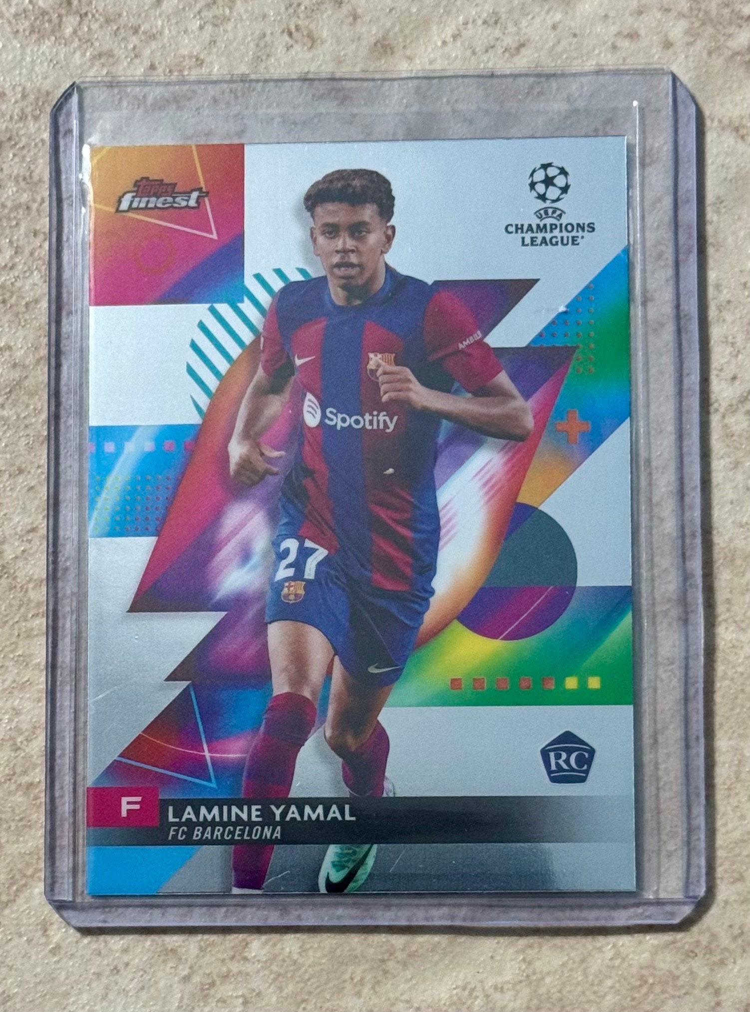 Buy 2023-24 Topps Finest UEFA #50 Lamine Yamal - FC Barcelona 