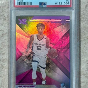 2019 Panini Chronicles PINK Ja Morant Rookie Basketball Card #272 PSA 10 Gem Mint Memphis Grizzlies