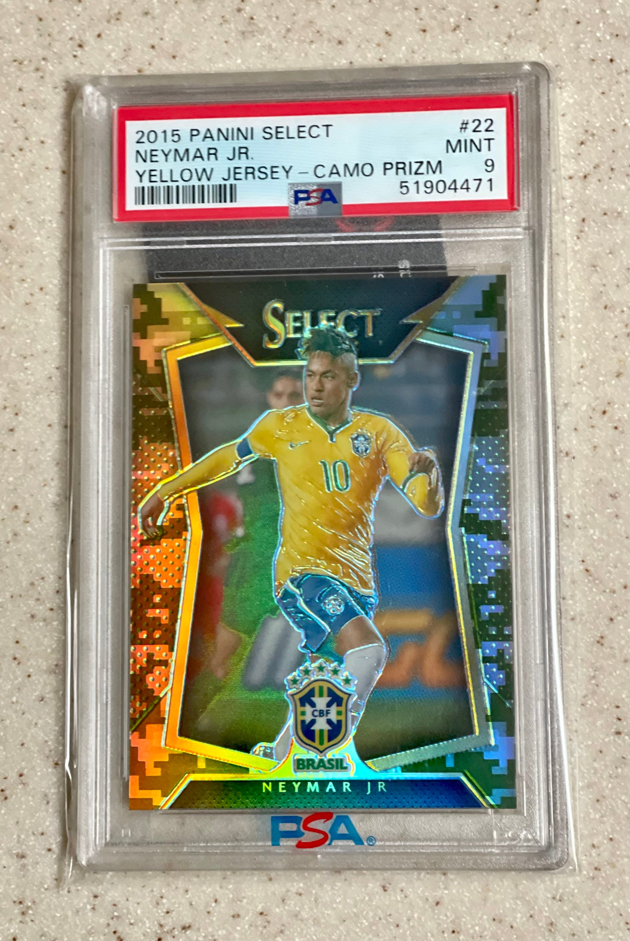 Neymar Jr World Cup Card 2022 Panini Prizm FIFA World Cup Qatar