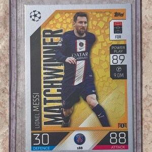 Topps Silver Attax Lionel Messi Argentina
