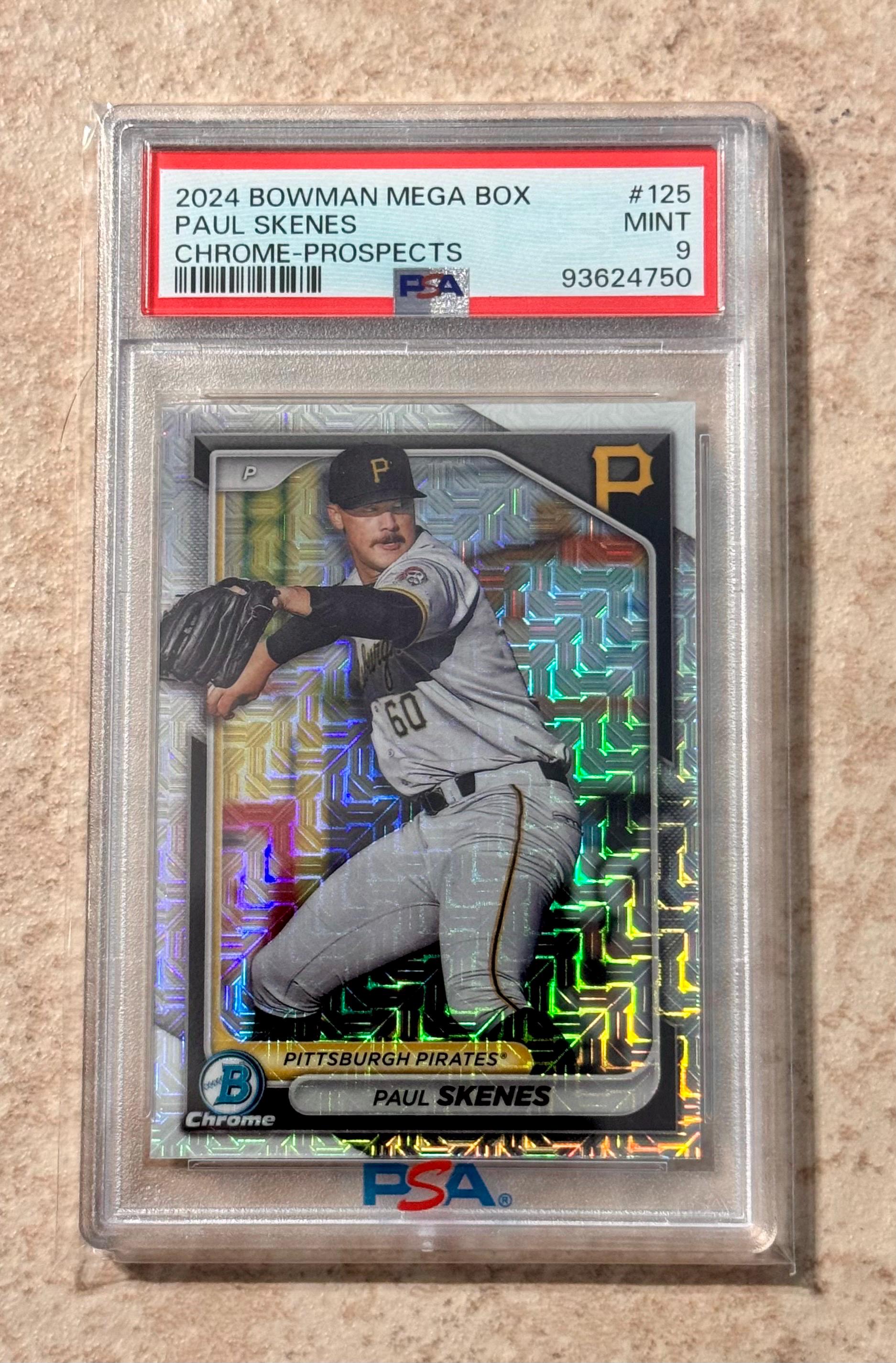 2024 Bowman Chrome Mega Mojo Refractor Paul Skenes Rookie