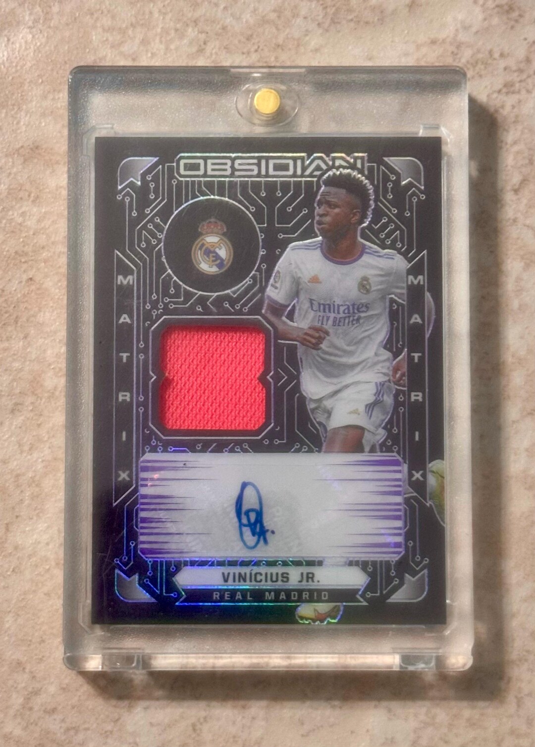 その他 Vinicius JR Panini Obsidian Purple/65 RC Vinicius JR Panini Obsidian Purple/65 RC