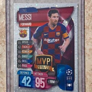 Topps Silver Attax Lionel Messi Argentina