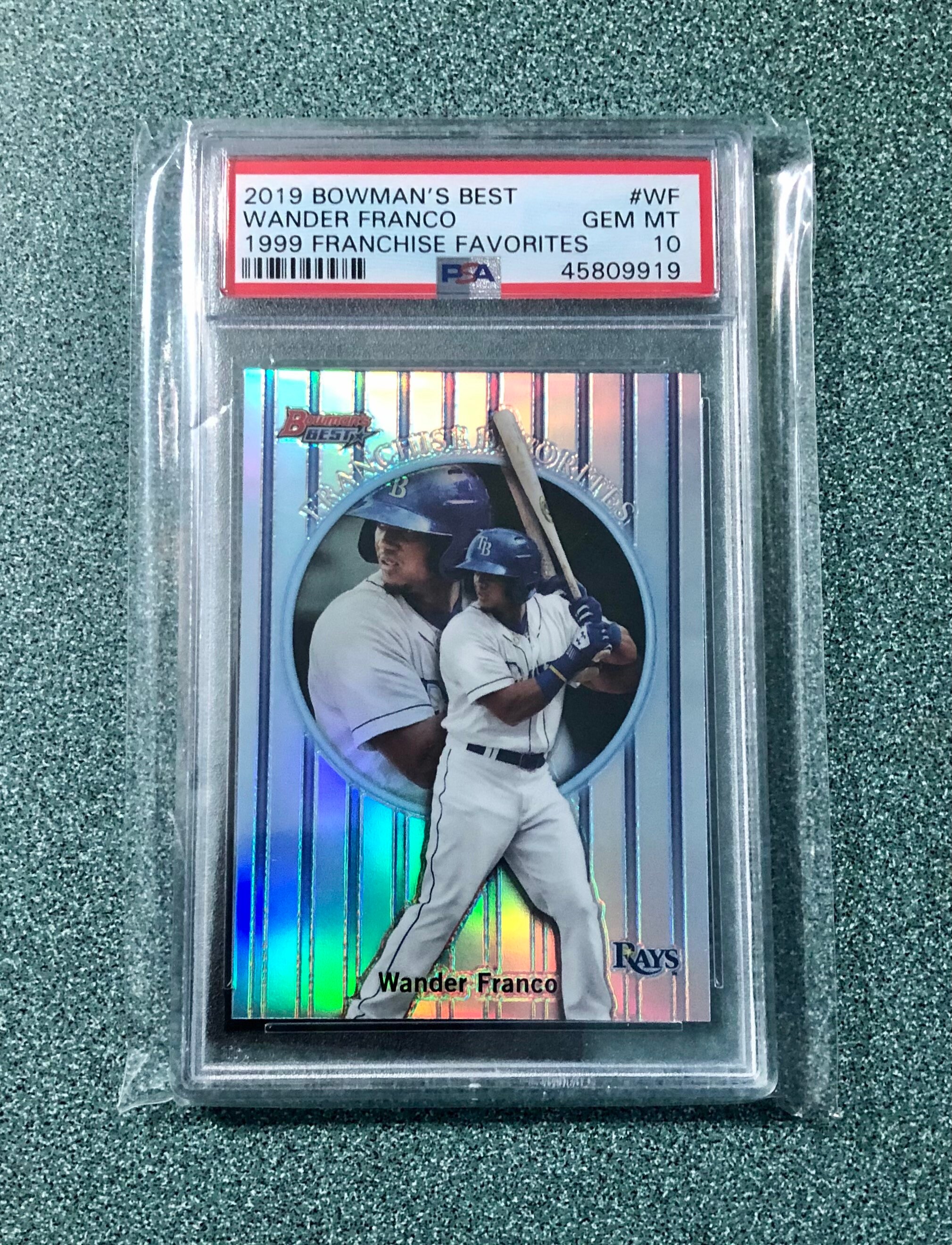 PSA 10 Wander Franco 2019 Bowmans Best Franchise Favorites 