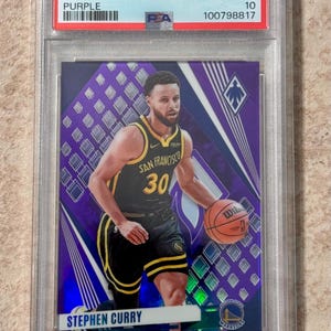 2023 Panini Phoenix Stephen Curry Paars 27/150 #174 PSA 10 Gem Mint Golden State Warriors