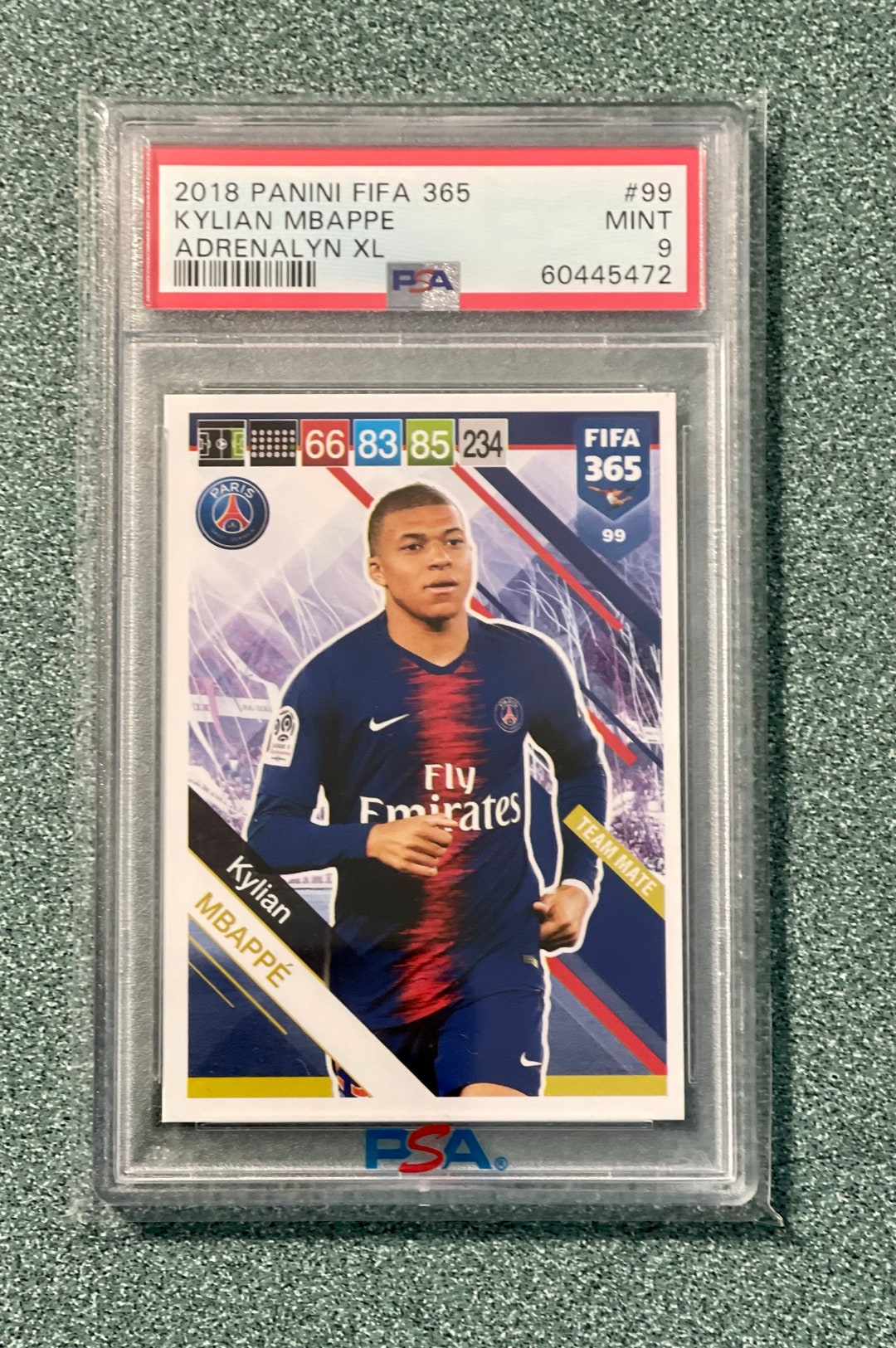 PSA9 RC mbappe panini 2018 W杯 2018 Panini Adrenalyn XL World Cup Kylian Mbappe RC ROOKIE