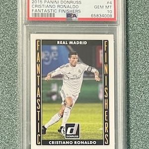 2015 Panini Donruss Cristiano Ronaldo PSA 10 Gem Mint #4
