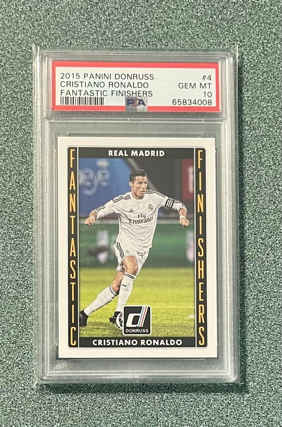 2015 Panini Donruss Cristiano Ronaldo PSA 10 Gem Mint #4 - Etsy