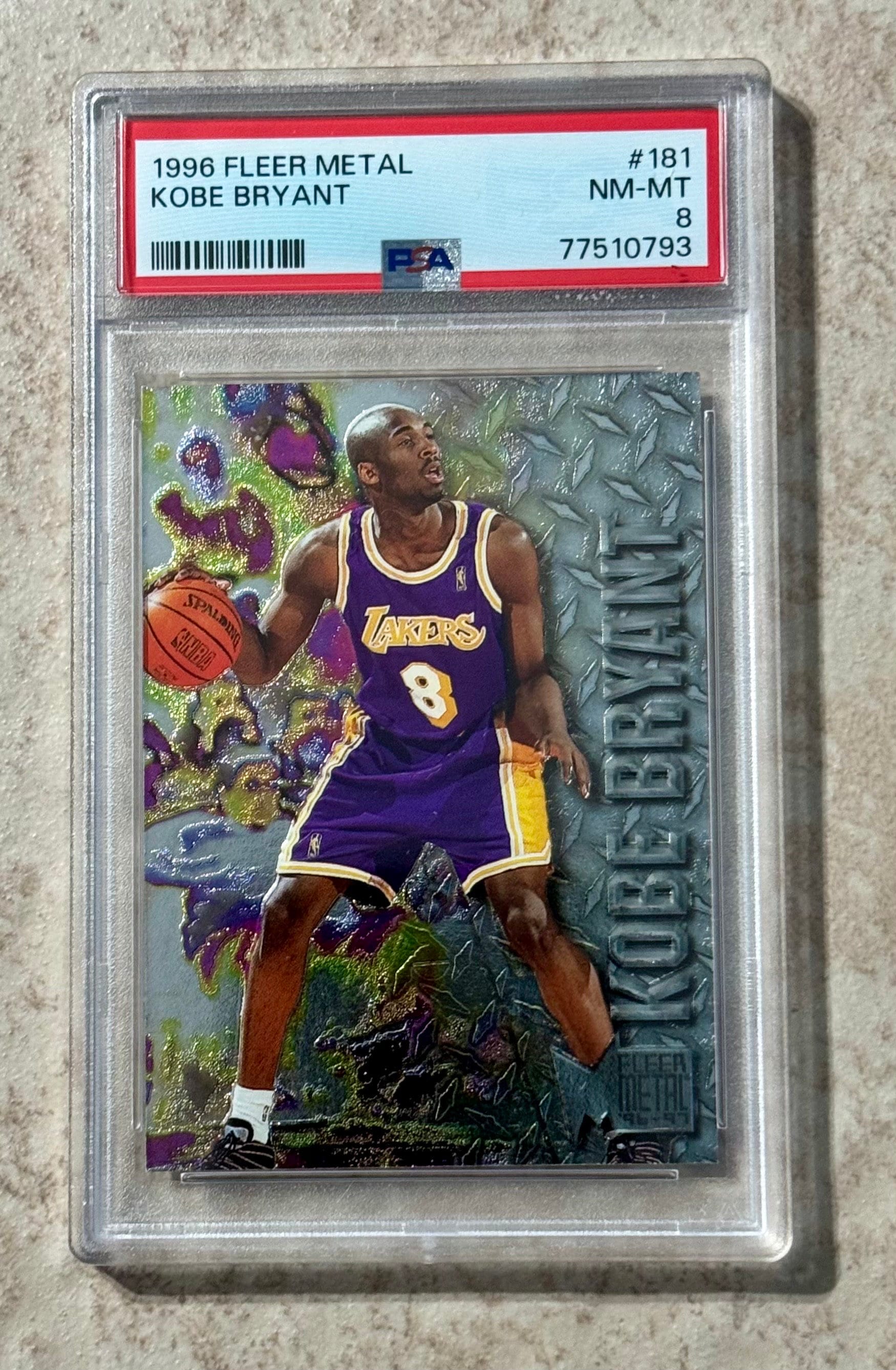 KOBE BRYANT 1996-97 EX RC PSA 8 コービー高騰中！ 1996-97 Topps Stadium Club Kobe Bryant PSA 8 NM-MT R9