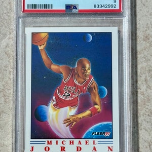 1991 Fleet Pro-Visions #2 Michael Jordan Chicago Bulls HOF PSA 9 Mint