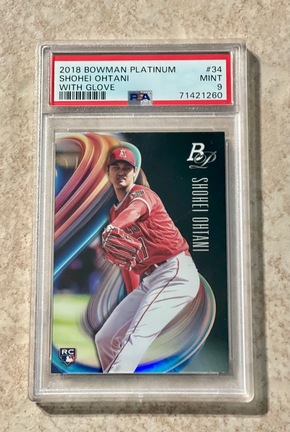 2018 Bowman Platinum Shohei Ohtani Sky Blue #34 SP Rookie RC