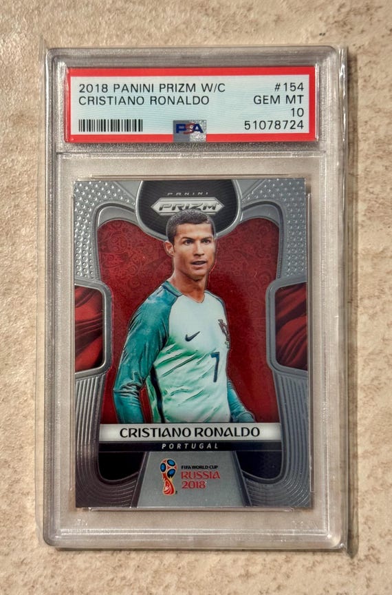 Cristiano Ronaldo 2018 W杯 Silver Prizm Cristiano Ronaldo 2018 Prizm World Cup #154 Silver Price