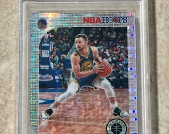 Stephen Curry 2019-20 NBA Hoops Premium Stock Card #59 Golden State  Warriors NBA