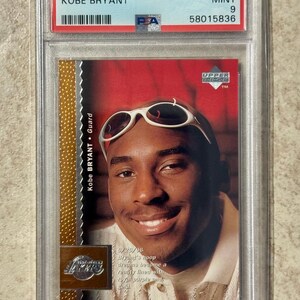 1996-97 Upper Deck #58 Kobe Bryant RC Rookie HOF PSA 9 Mint - Etsy