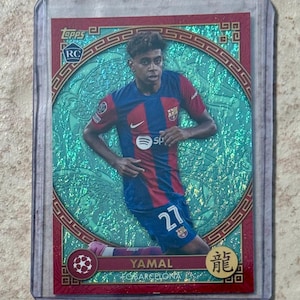 2023-24 Topps Jade UEFA Lamine Yamal #NY-7 Rookie RC Nouvel an chinois Fcb