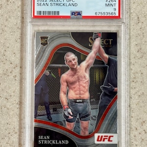 2022 Panini Select UFC Octagon PSA 9 Mint (pick one card only)