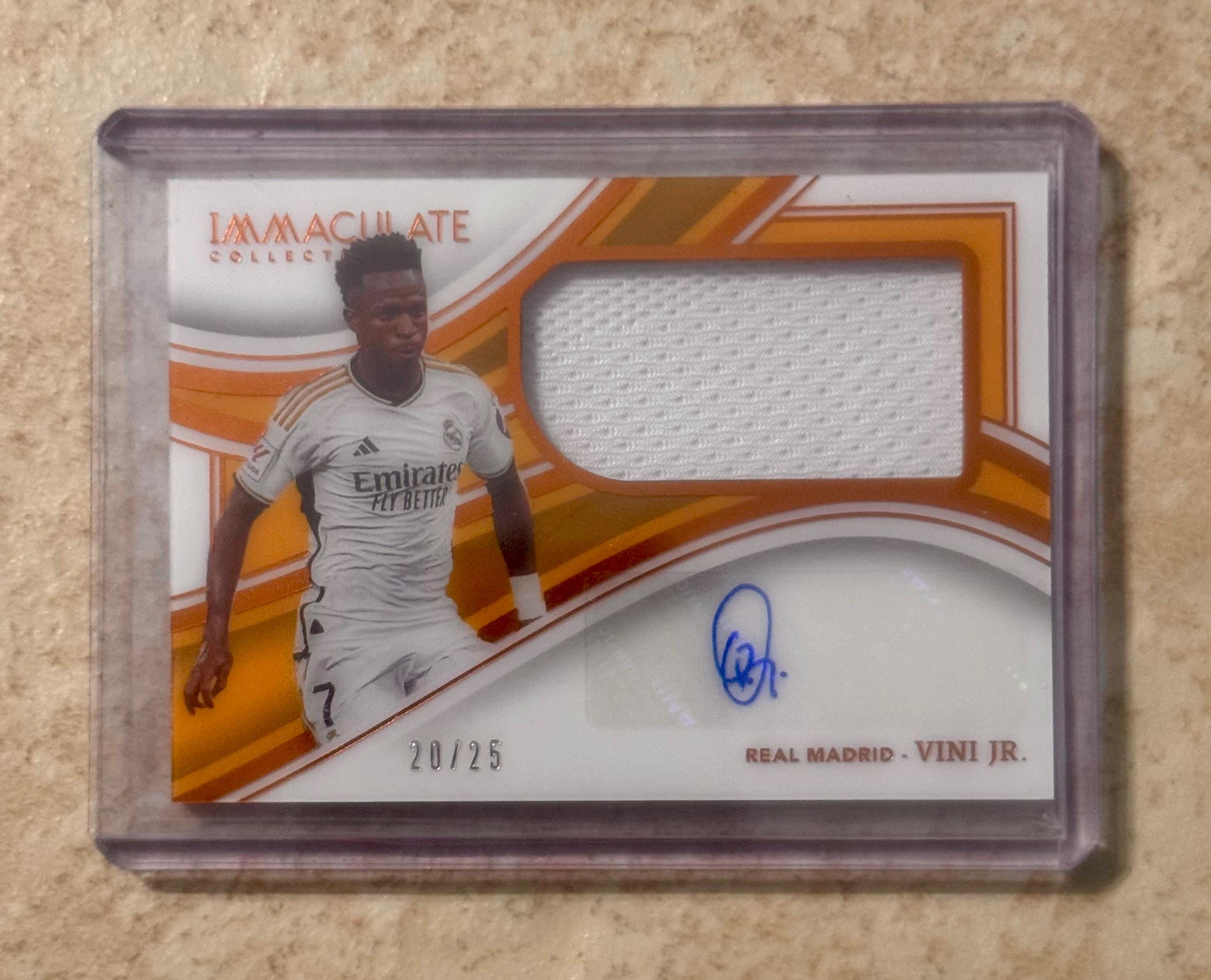 2023-24 Panini Immaculate Vini JR Vinicius Patch Auto #d/25