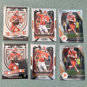 Trevor Lawrence Rookie Lot of 6 Cards - Number 1 Draft Pick - pick 1 lot