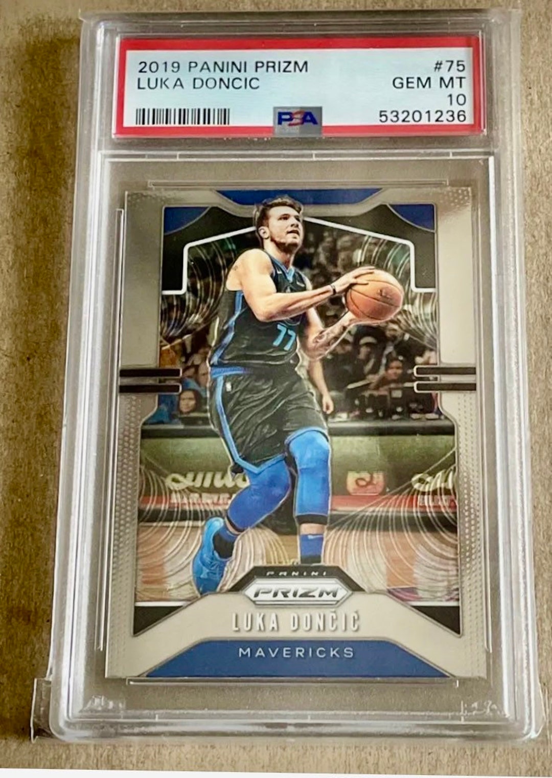 Luka Doncic 2019 Panini Prizm 75 Second Year Card PSA 10 Gem