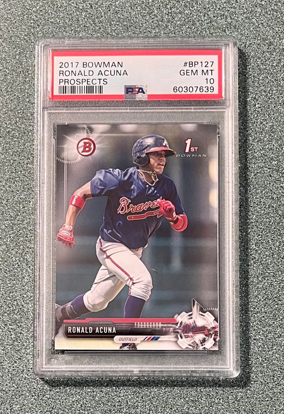 2017topps bowman Ronald Acuna Jr. psa10
