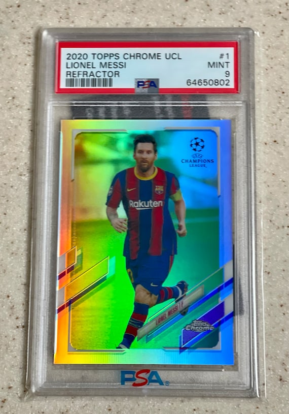 Lionel Messi 2020 Topps Chrome UEFA Champion League