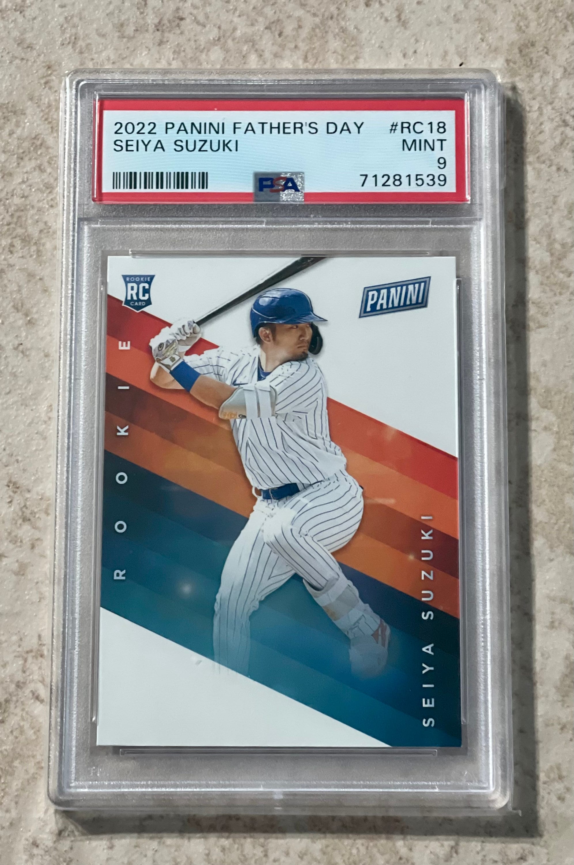 鈴木誠也 panini サインカード Seiya Suzuki Auto 2022 Panini Chronicles RC Essentials Baseball