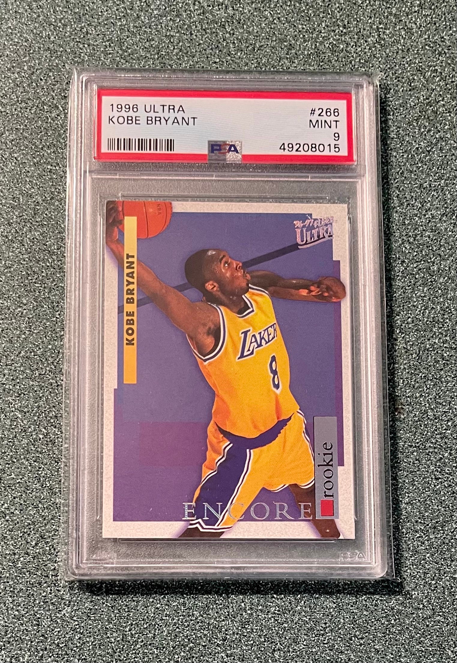 Kobe Bryant 1996 Scoreboard #15 HIGH SCHOOL Rookie Card in MINT Condition!  Shipped in Ultra Pro Top Loader to Protect it! at 's Sports  Collectibles Store