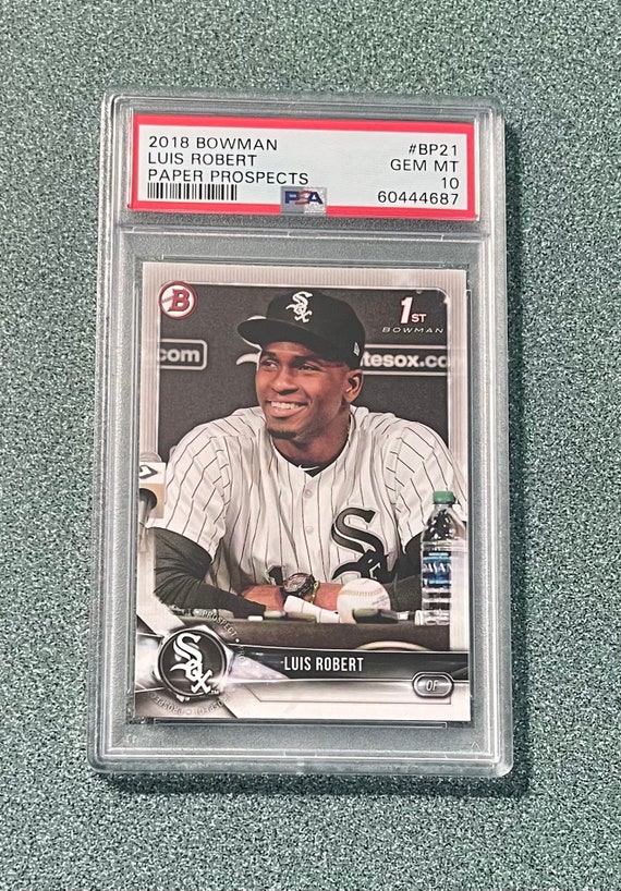 2018 Bowman 1st Luis Robert PSA 10 Buy 2018 Bowman Prospects Paper