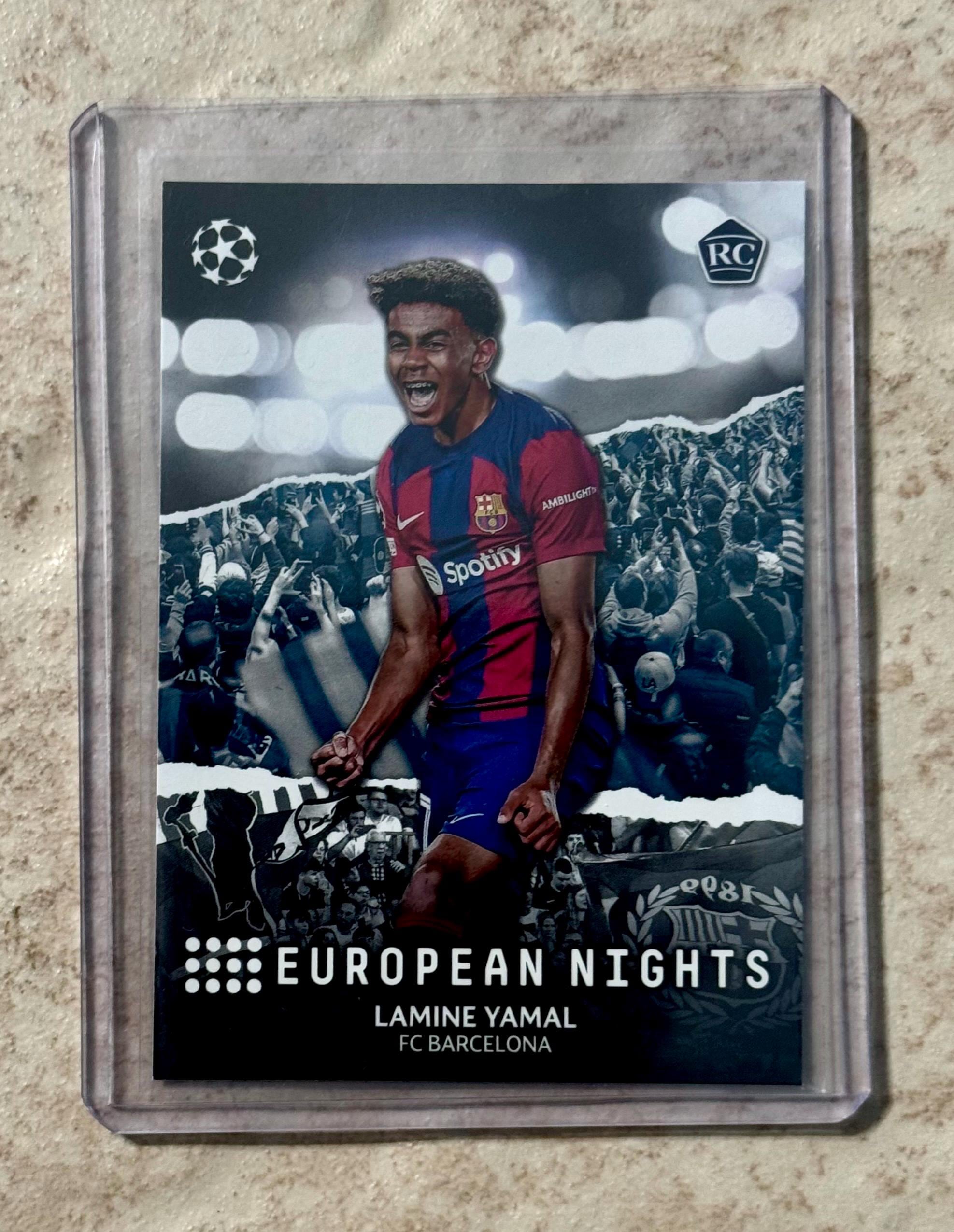 2023-24 Topps UEFA Lamine Yamal #EN-10 RC Rookie European Nights