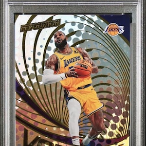 2023 Panini Revolution Vortex #25 Lebron James PSA 9 Mint Cleveland Cavaliers Los Angeles Lakers