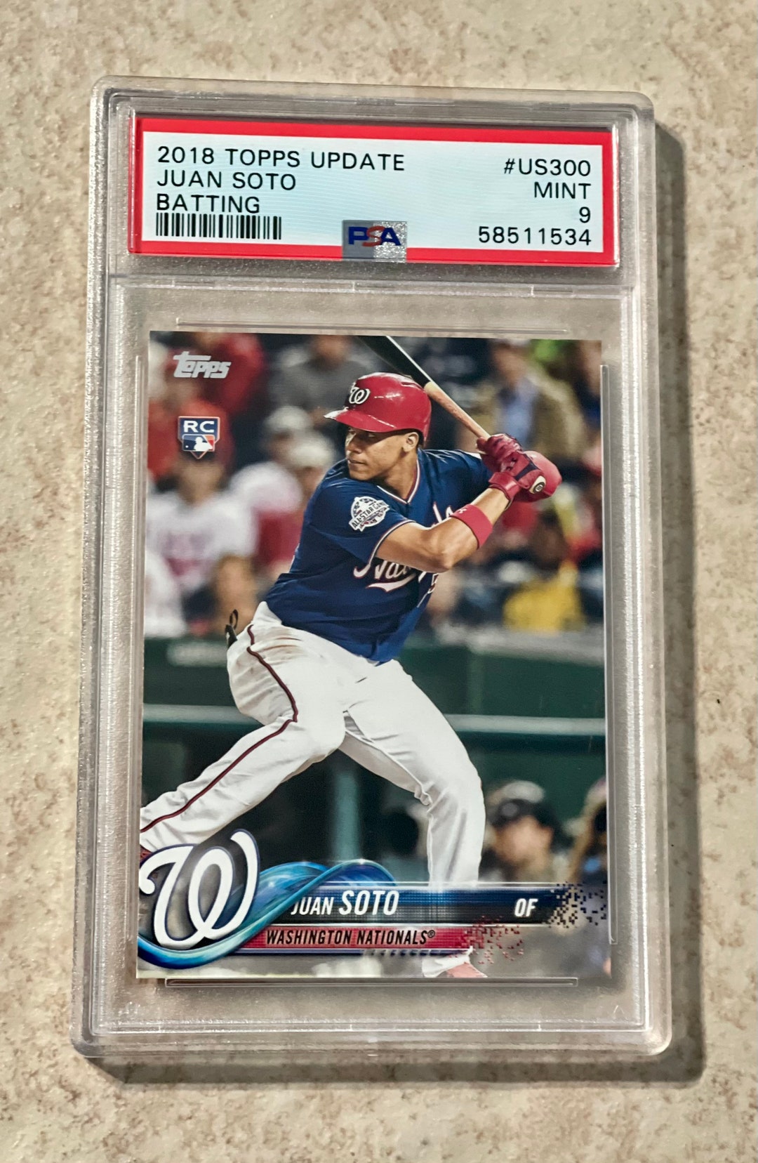2018 Topps Heritage Chrome Juan Soto Purple Refractor Rookie