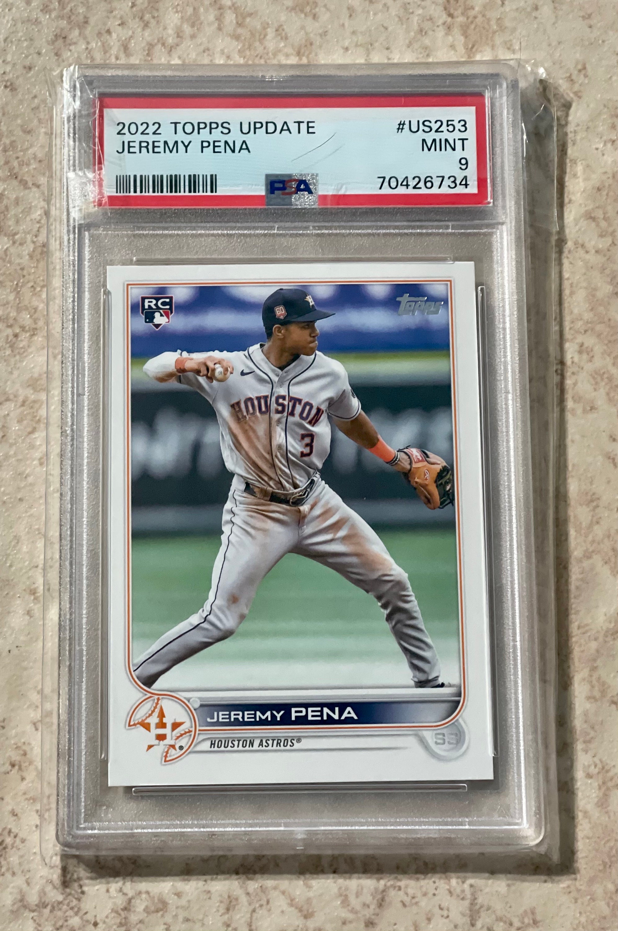 Topps Update MLB Jeremy Pena Auto RC レデ