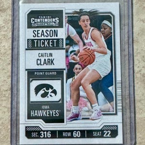 Caitlin Clark Season Ticket Rookie Karte - sweet!!!  (Wähle eins)