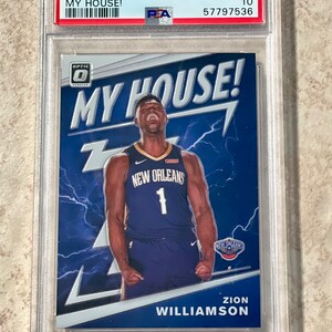 2019 Optik Mein Haus! Zion Williamson PSA 10 Gem Mint Rookie Karte #15
